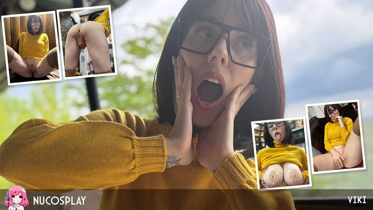 New Velma Cosplay With Hot Busty Viki - NuCosplay - 402250